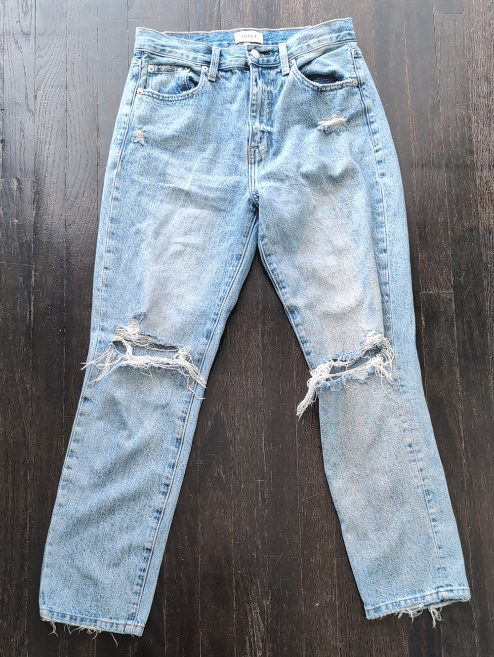 Pistola Keaton High Rise Slim Straight Jeans Size 27